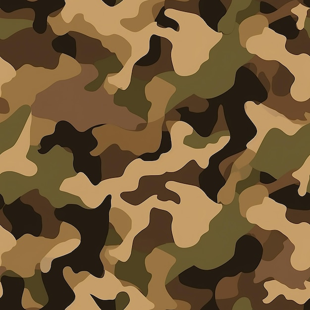 Seamless pattern military army texture