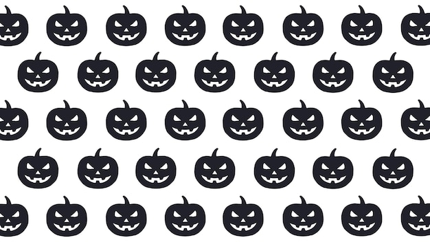 Seamless pattern of pumpkins filling the frame