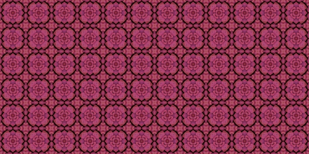 Seamless pattern of red roses on a dark background Texture
