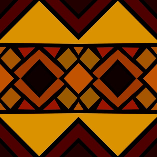 Photo seamless pattern retro vintage style 90 boho batik pattern tribal ethnic seamless