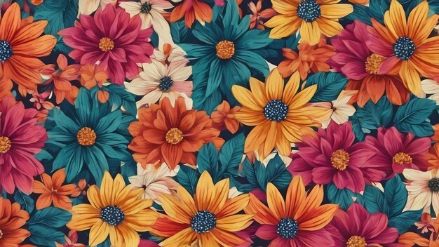 Seamless pattern small pattern of geometric flowers patterns for fabric and clothing