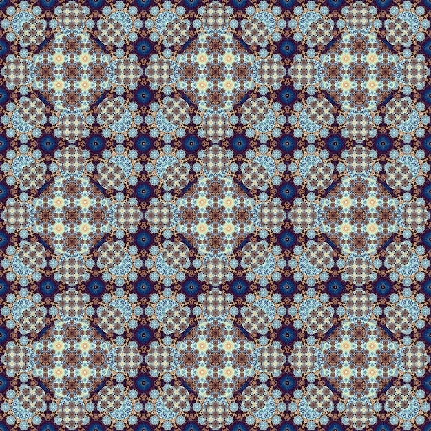 Seamless pattern Small pattern of geometric flowers Patterns for fabric and clothing