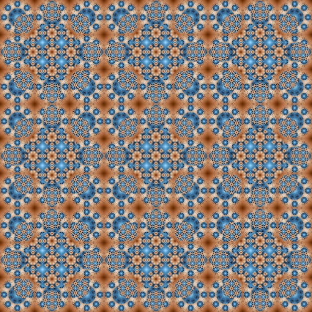 Seamless pattern Small pattern of geometric flowers Patterns for fabric and clothing