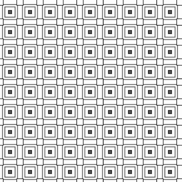 Photo a seamless pattern of squares and squares.