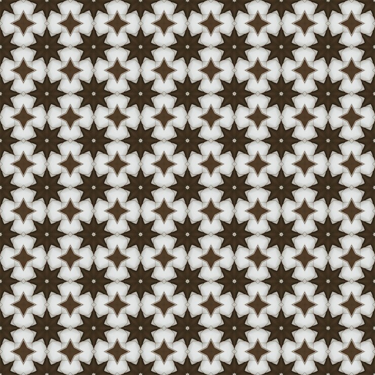 Photo seamless pattern of stars on a white background.