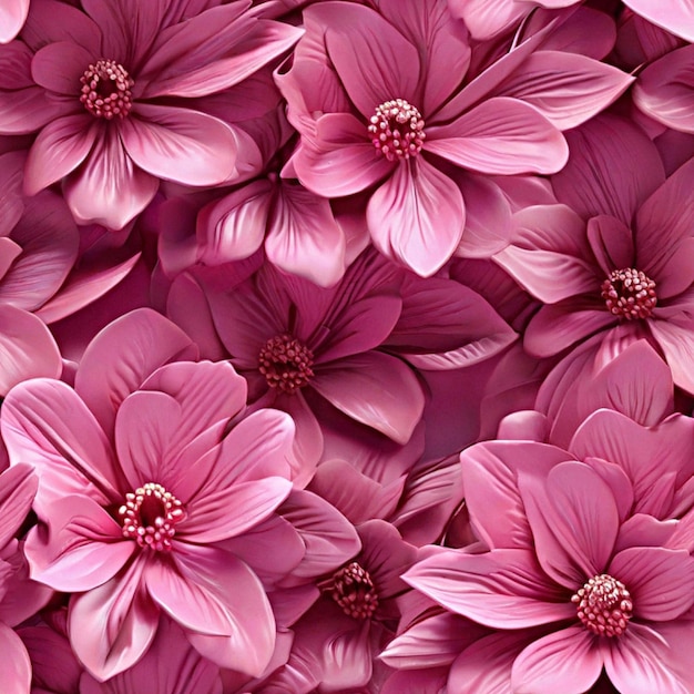 Фото Бесшовный рисунок поверхности рисунок цветения