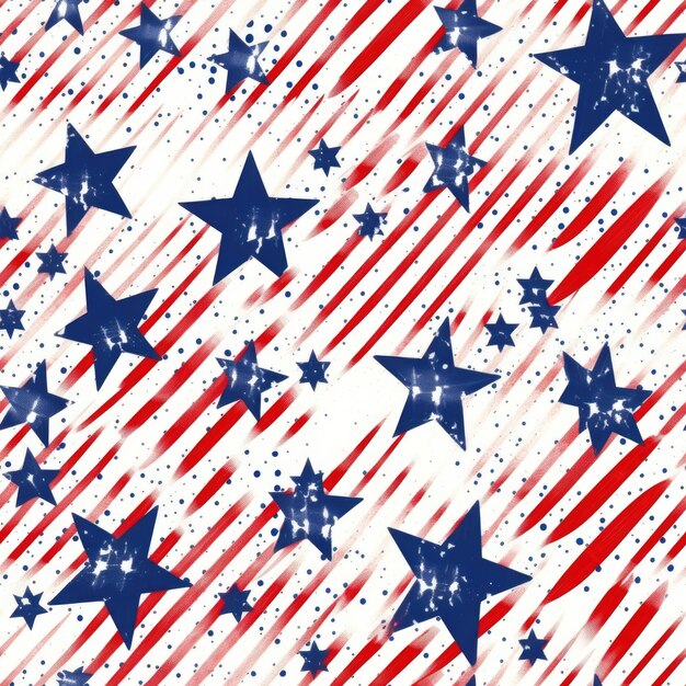 Photo seamless pattern for usa holiday