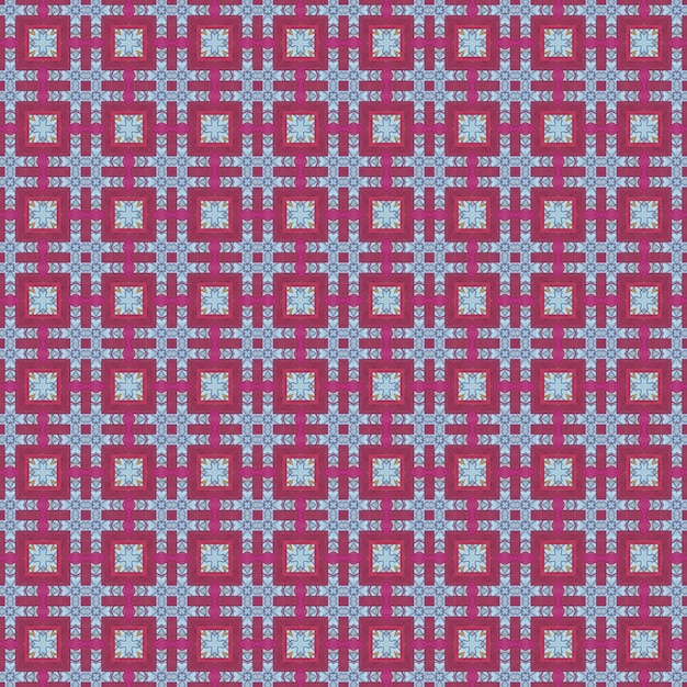 A seamless pattern with blue and pink colors.