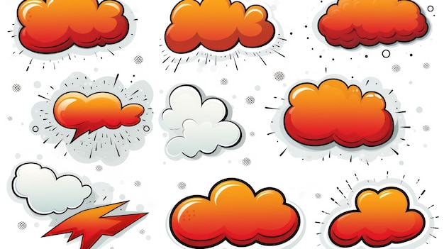 Photo seamless pattern with clouds
