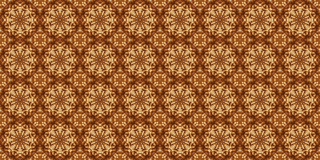 Seamless pattern with coffee and cola Gold texture