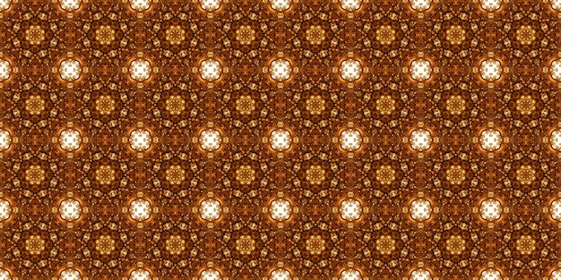 Seamless pattern with coffee and cola Gold texture