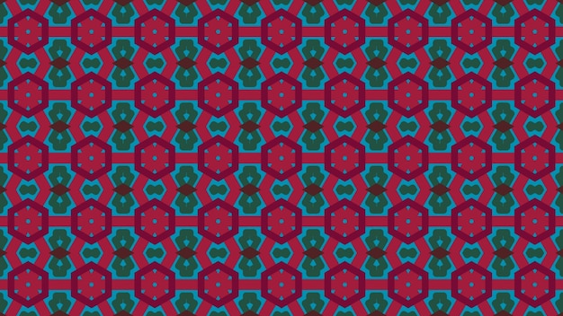 A seamless pattern with a colorful ornament.