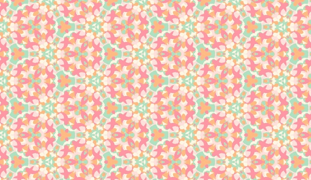 Photo a seamless pattern with a floral motif.