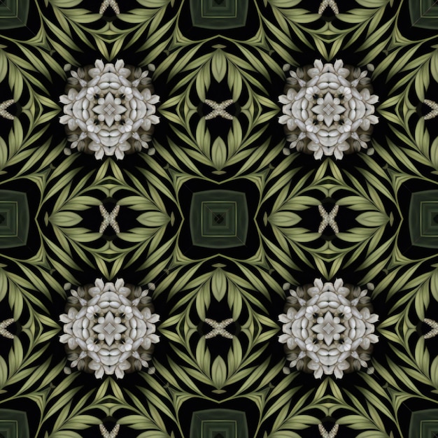 Seamless pattern with floral ornament For eg fabric wallpaper wall decorations