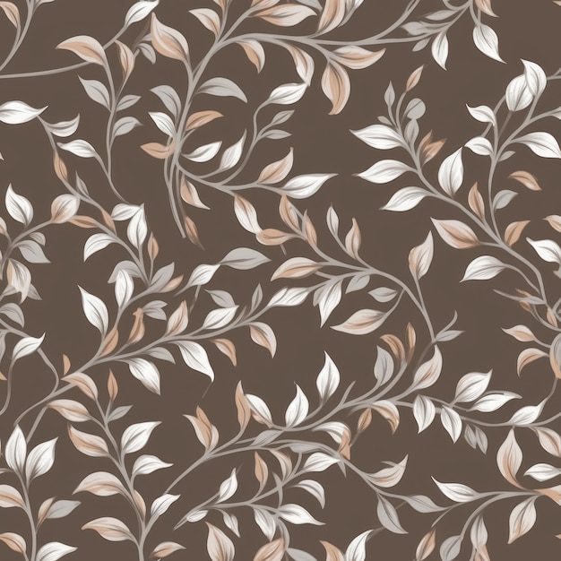 Seamless pattern with a floral pattern.