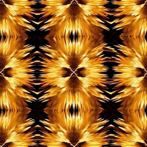 A seamless pattern with a fur pattern