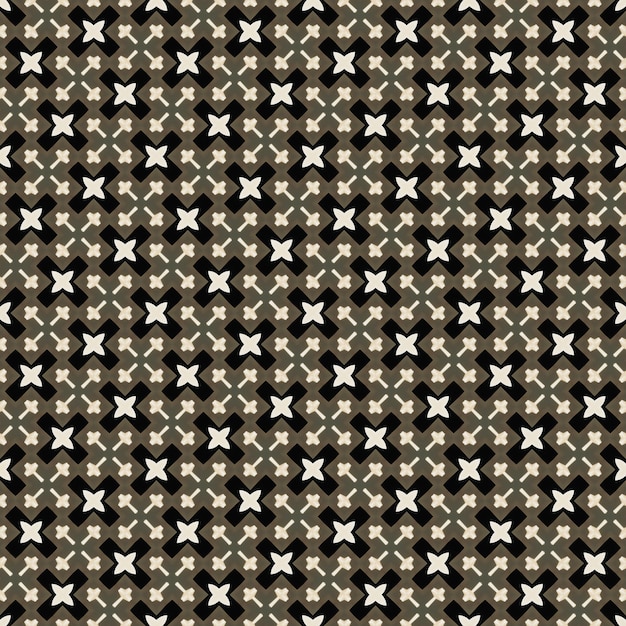 Photo a seamless pattern with a geometric design in brown and beige colors.