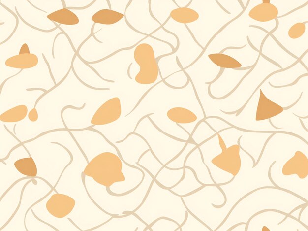 Photo a seamless pattern with gold leaves and a black and white background.