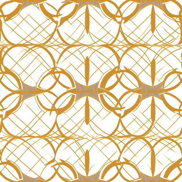 A seamless pattern with gold and silver rings.