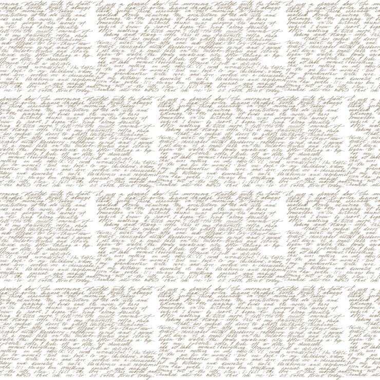Photo seamless pattern with handwritten text on a white background story text calligraphy illustration