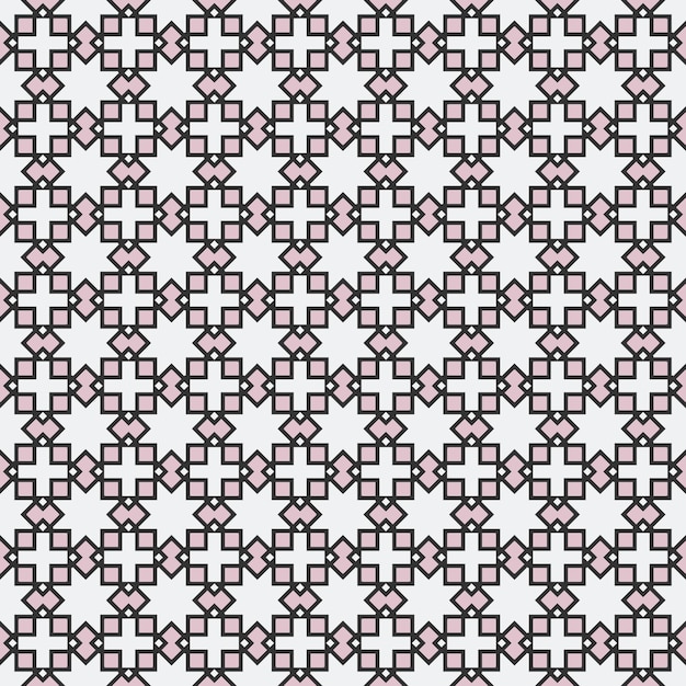 A seamless pattern with intertwined lines.