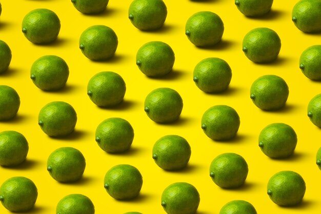 Photo seamless pattern with limes