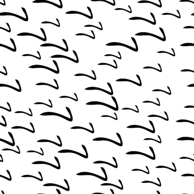 Seamless pattern with sketch squiggle