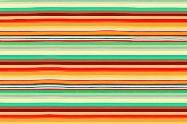 A seamless pattern with stripes of red, orange, yellow, green, and blue colors.