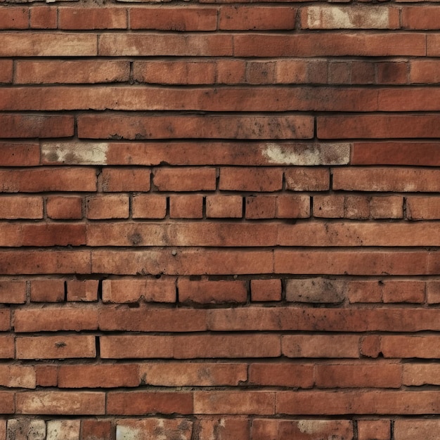 Seamless pattern with vintage bricks wall design wallpaper background design Generative AI