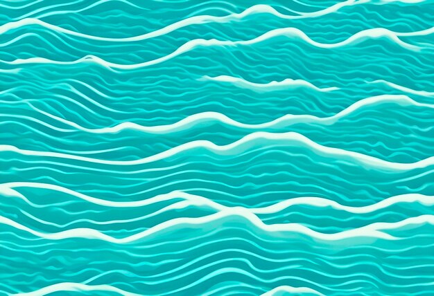 Photo seamless pattern with waves