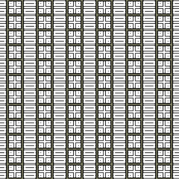 白と黒の正方形のシームレスなパターン。