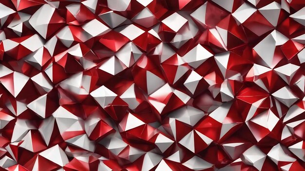 A seamless pattern with white and red diamonds