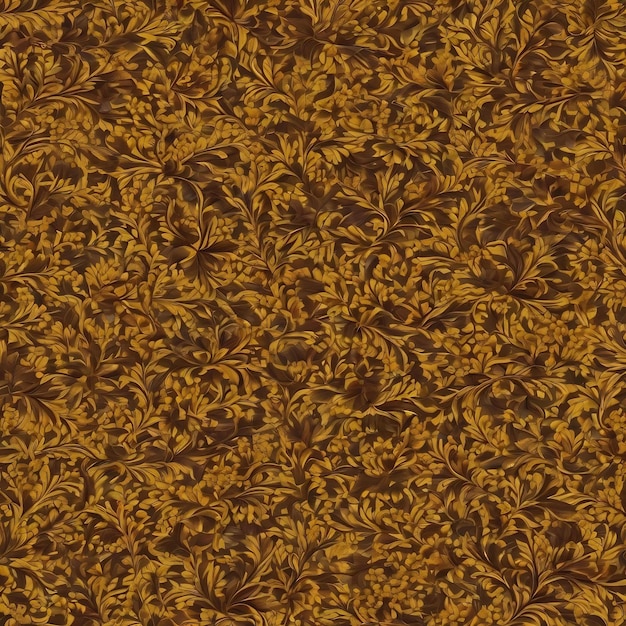 Photo a seamless pattern with a yellow and brown background