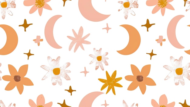 Photo seamless pattern