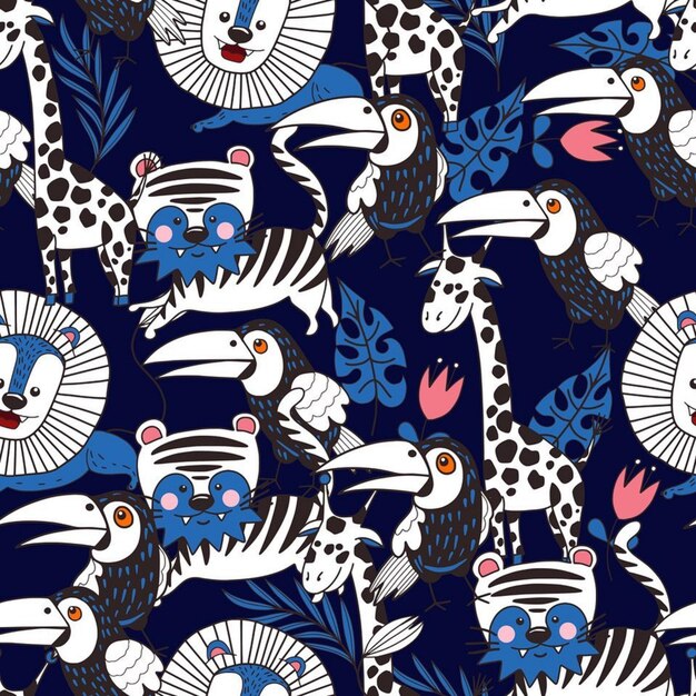 Photo seamless pattern