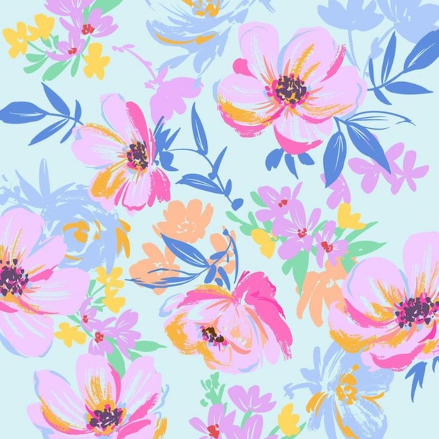 Photo seamless pattern