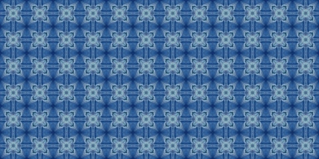 Seamless patterned background in blue tones Textile design