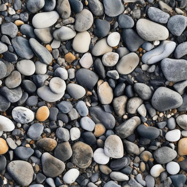 Seamless pebble beach texture