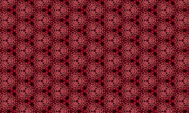 Seamless repeat abstract flower pattern design illustration