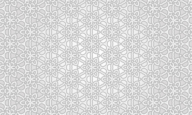 Photo seamless repeat geometric flower line design illustration