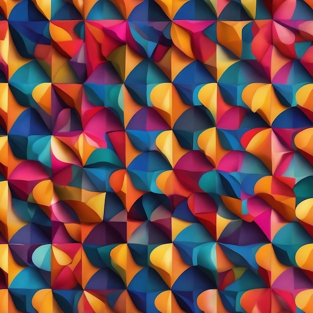 Seamless repeatable abstract geometric pattern