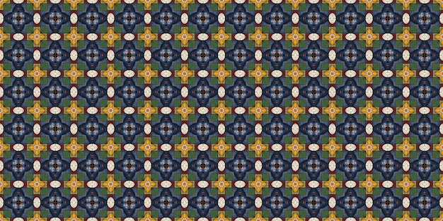 Seamless Repeatable Abstract Geometric Pattern