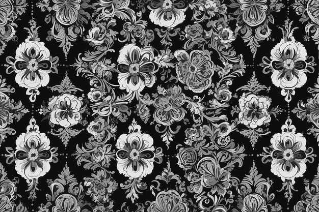 seamless repeating patternBlack and white pattern for wallpapers and backgrounds