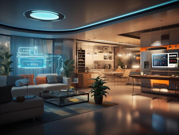Seamless Smart Home Automation AI Generated Circuit Diagram