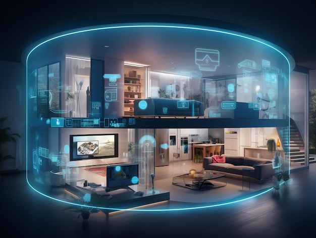 Seamless Smart Home Automation AI Generated Circuit Diagram