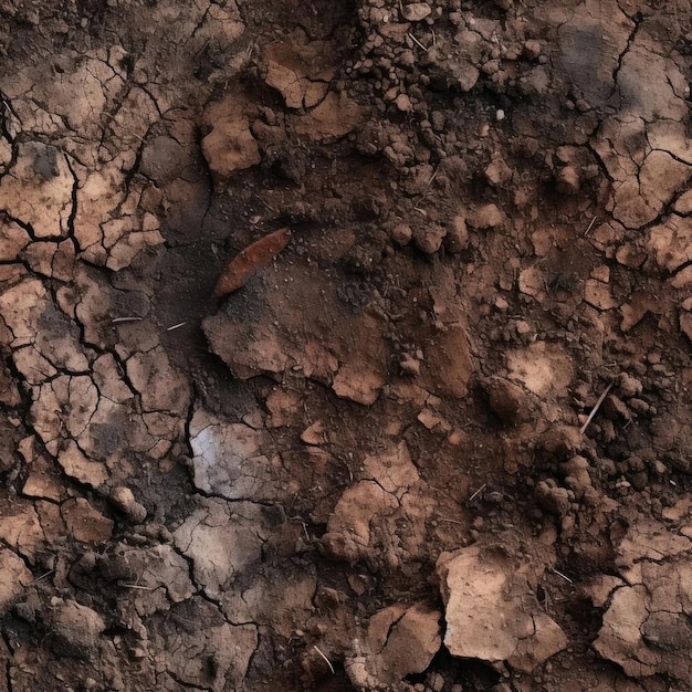 Photo seamless soil texture