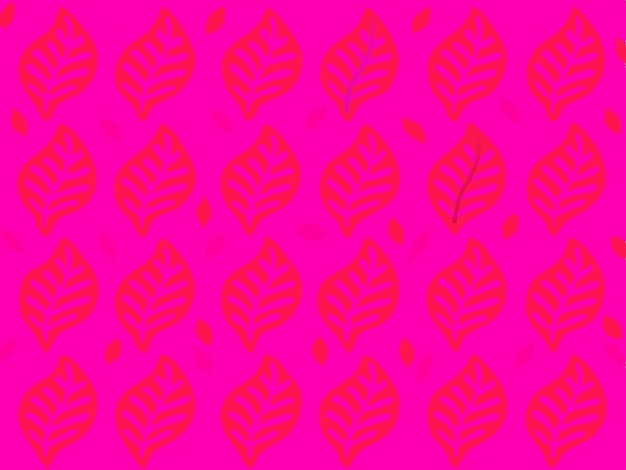 seamless spring leaf pattern