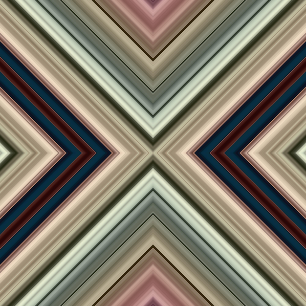 Seamless square pattern of lines and rhombuses multicolored texture