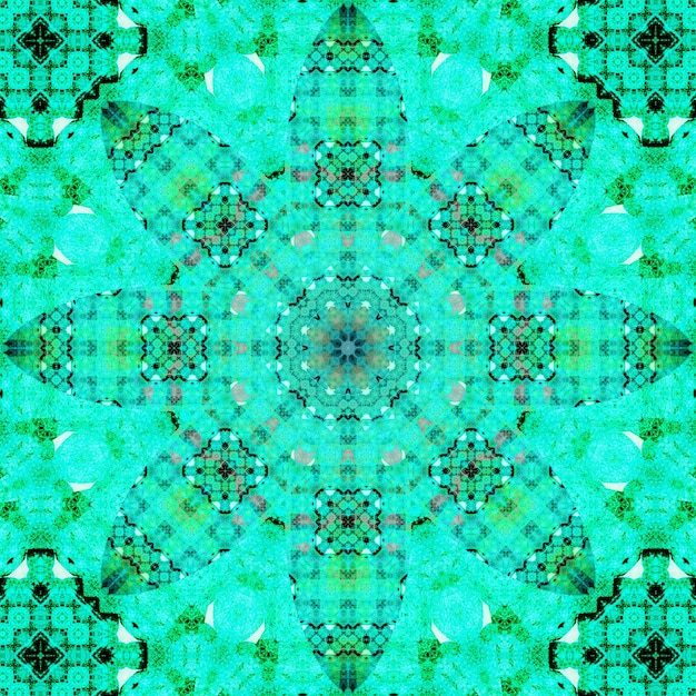 Seamless square pattern texture Art pattern Kaleidoscope