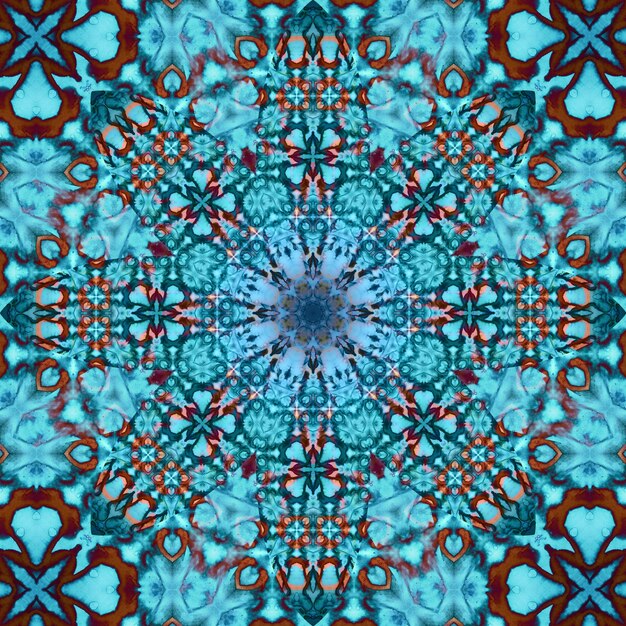 Photo seamless square pattern texture art pattern kaleidoscope